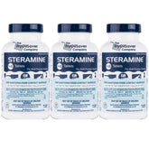 Steramine 1-G Quaternary sanitizing tablets bottle for surface cleaning in kitchens and restrooms.