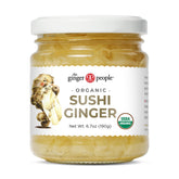 The Ginger People Organic pickled ginger slices are perfect for sushi pairing and salads.