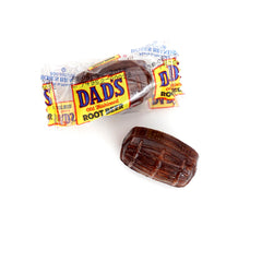 The Hampton Candy Company Dad's Root Beer Barrels come in a 50-piece bulk bag.