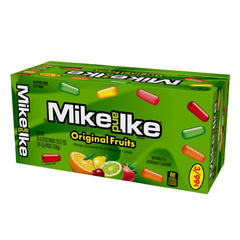 Mike and Ike Original Fruits candy close-up reveals glossy colors and chewy texture