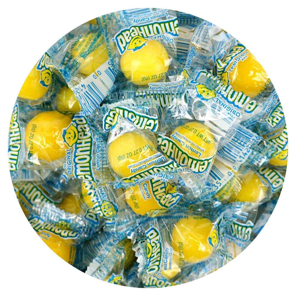 The Hampton Popcorn Lemonheads bulk bag ready for gatherings.