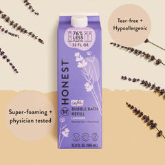 The Honest Company Citrus Vanilla refill carton for a refreshing, soothing bath.