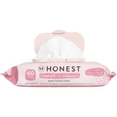 The Honest Company Nourish + Cleanse sweet almond wipes pack for on-the-go cleansing.