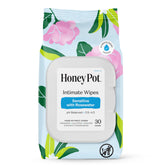 The Honey Pot Bergamot Rose Wipes pack for daily intimate hygiene and refreshing cleanse.