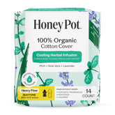 The Honey Pot heavy-flow pad with wings offers secure protection for heavy days.