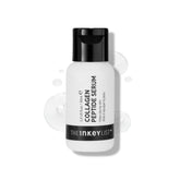 The INKEY List Collagen Peptide Serum bottle highlights a lightweight, hydrating formula for a plumper appearance.