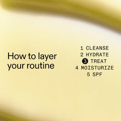 Silky serum texture spreading on skin during gentle massage.