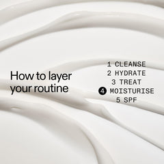 Dispensing The INKEY List Vitamin B C E Moisturizer onto the hand for balanced daily care