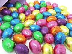 The Madelaine Chocolate Company 45 dark chocolate eggs for Easter baskets.