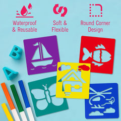 The Mega Deals broad-line markers ideal for bold outlines and large sketches.