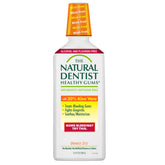 The Natural Dentist Orange Zest mouthwash bottle with a mild citrus aroma for daily use.