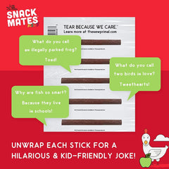 The New Primal Snack Mates Chicken and Apple Stick is ideal for lunchboxes and quick protein.