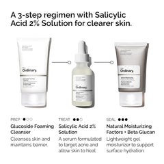 The Ordinary Acne Set salicylic acid 2% solution targets pores and helps prevent breakouts