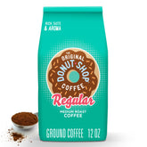 The Original Donut Shop Regular roast bag shows bold flavor for everyday mornings.