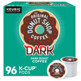 The Original Donut Shop Dark Coffee K-Cup Pods deliver bold flavor for quick mornings.