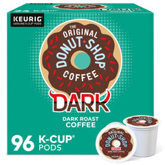 The Original Donut Shop Dark Coffee K-Cup Pods deliver bold flavor for quick mornings.