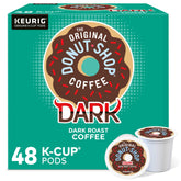 The Original Donut Shop dark roast K-Cup pods packaging for convenient single-serve brewing