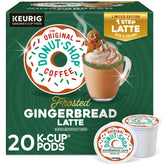 The Original Donut Shop One Step Latte Frosted Gingerbread K-Cup pod for instant, creamy latte at home