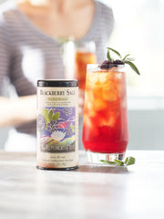 The Republic of Tea Blackberry Sage cup with a rich, inviting aroma.