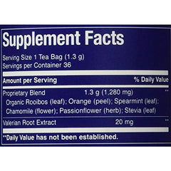 The Republic of Tea Get Some Zzzs box shows 36 caffeine-free tea bags for evenings.