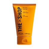 The Shop Uninterrupted beard cream bottle pour for easy daily application.