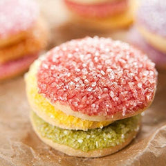 Confectioners sugar for decorating candy and sweet treats with uniform particle size.