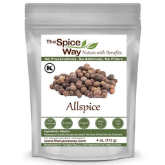 The Spice Way Allspice Whole Berries enhancing curries and desserts with warm aroma.