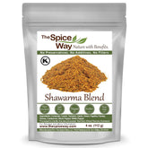 The Spice Way Shawarma Seasoning front jar ideal for grilled chicken and lamb.