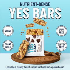The YES Bar organic maple syrup pour shows natural sweetness.