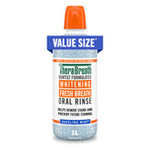 TheraBreath Whitening Mouthwash bottle with Dazzling Mint for long-lasting fresh breath