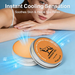 Therawolf Balm cream applied on arm for fast-absorbing cooling relief.