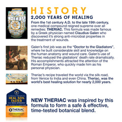 Outdoor scene with Theriac Advanced Manuka Honey Ointment in a hiking first-aid kit.