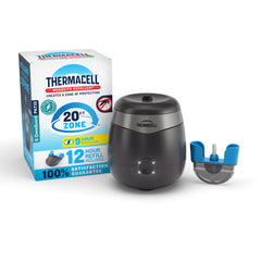 Thermacell E-Series front view delivering portable protection for outdoor spaces.