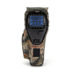 Thermacell Mosquito Portable Repeller demonstrates a 15-foot protection zone outdoors.