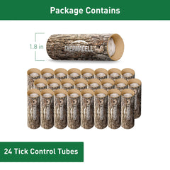 Thermacell tubes placed around rock walls deter ticks around outdoor spaces.