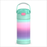 THERMOS FUNTainer 12oz bottle in mint ombre keeps drinks cold for school