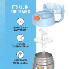 Thermos Funtainer durable stainless steel construction for daily use