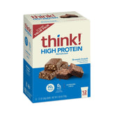 think! Brownie Crunch bar pack, on-the-go protein snack for sustained energy