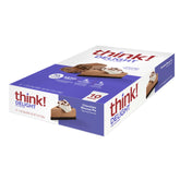 Think! Delight packaging for chocolate mousse pie bar, a convenient keto snack on the go