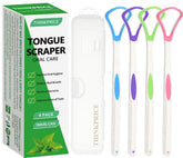 THINKPRICE tongue-scraper cleaner 4-pack for daily cleaning and fresh breath.