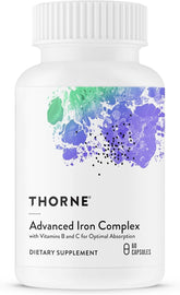 THORNE Advanced Iron Complex box front for daily iron support