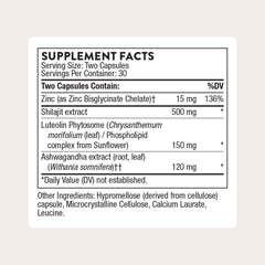 Close-up of THORNE capsules indicating convenient daily supplementation.