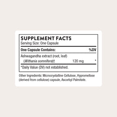 THORNE Ashwagandha Shoden capsules close-up highlighting standardized glycosides