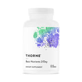 THORNE Basic Nutrients 2/Day bottle front view for foundational daily wellness.