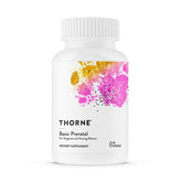 THORNE Basic Prenatal bottle cap closeup, easy-to-open design for daily use.