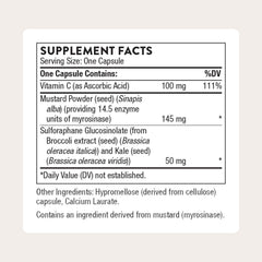 THORNE capsules close-up showing SGS-based formula for natural detox support.