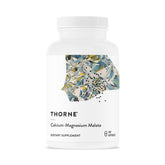 THORNE Calcium-Magnesium Malate bottle front showing Albion minerals for daily bone support.