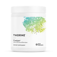 THORNE Catalyte bottle with lemon lime flavor for refreshing hydration and electrolyte balance.