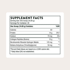 THORNE Collagen Fit scoop dispensing a measured serving for easy mixing