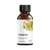 THORNE D3 K2 liquid with metered dispense for precise daily dosing